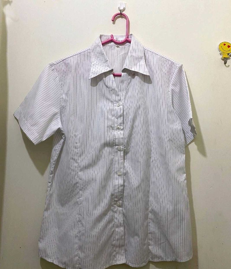 Striped Casual Wear Shirt For Women