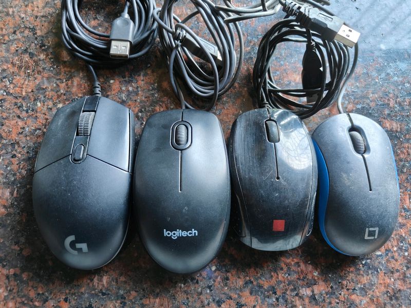 Logitech G102 Lightsync mouse And 3 More Mous