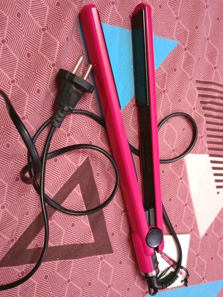 Pink Syska Hair Straightener