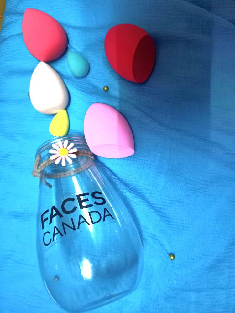 Faces Canada 6 Makeup Blenders With Jar