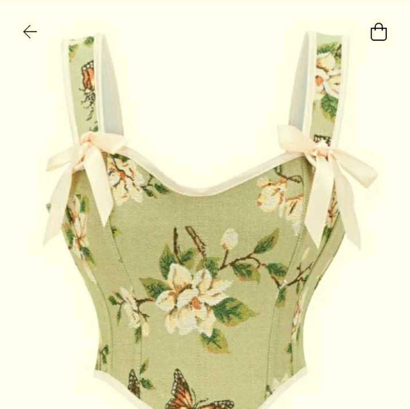 NEWME FLORAL CORSET TOP