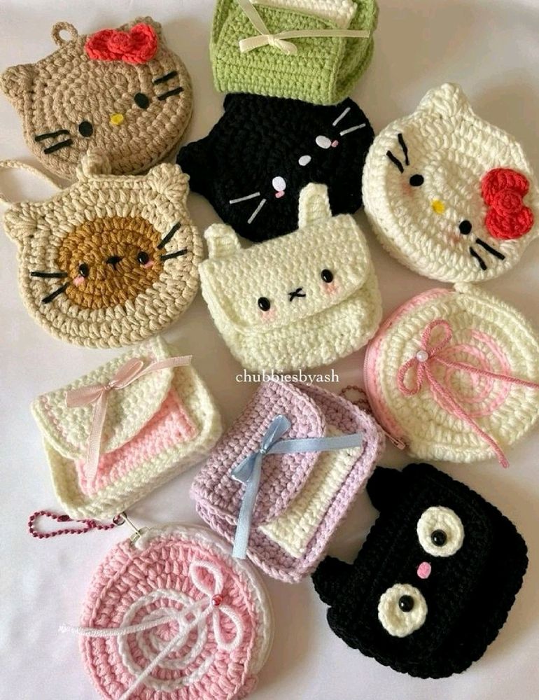 !!RESTOCK!! Crochet Earphone Cases Or Pouch