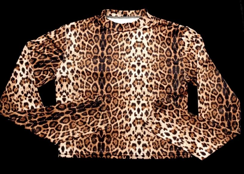 Cheetah Printed Crop Top