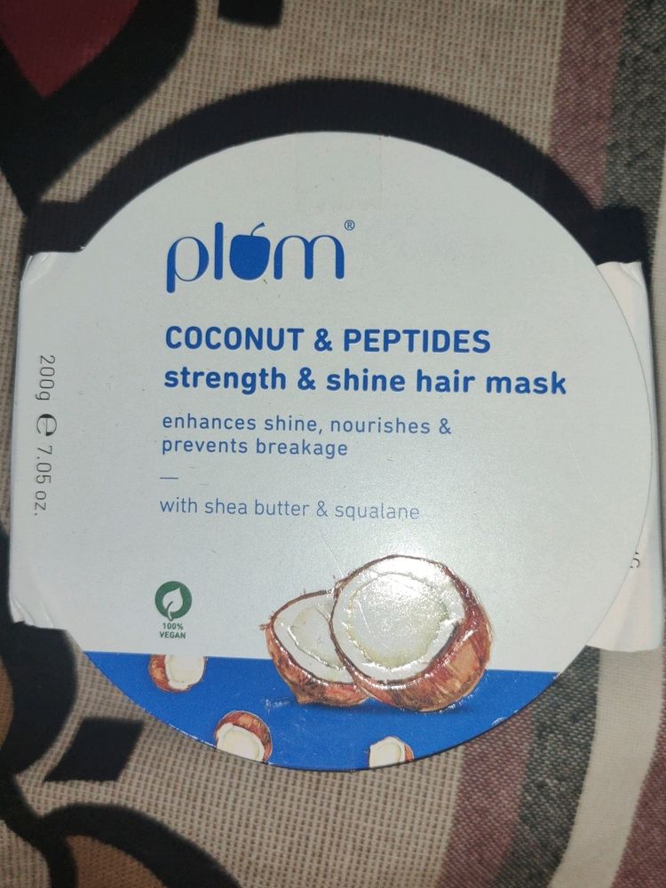 PLUM COCONUT & PEPTIDES STRENGTH & SHINE HAIR MASK