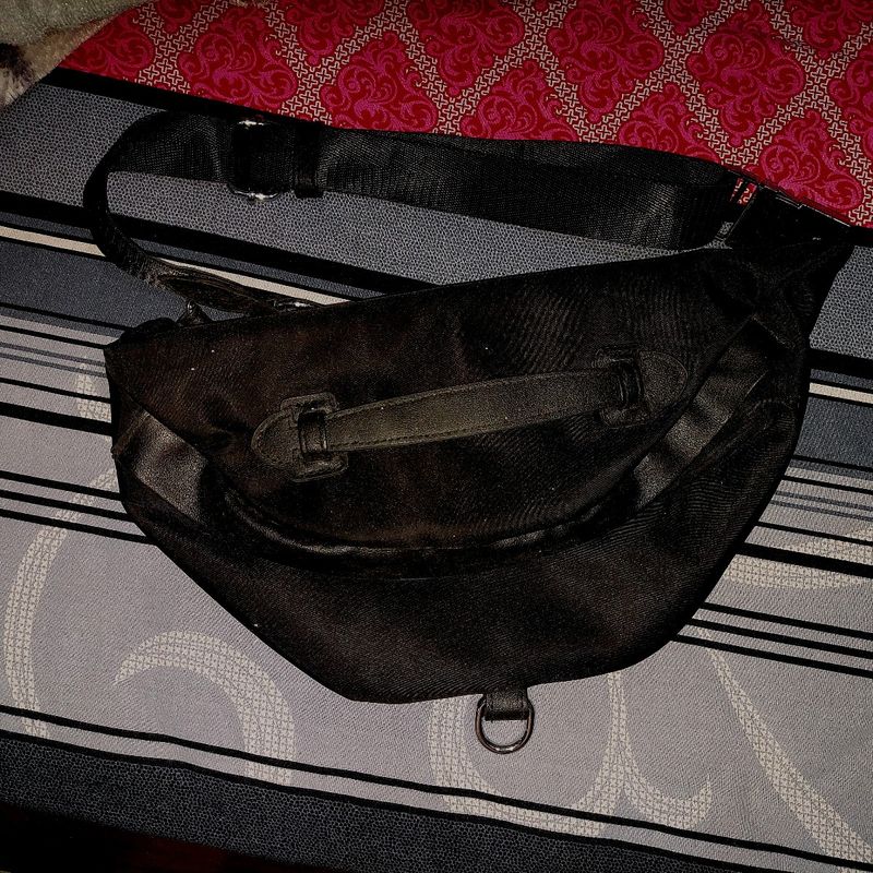 Black Y2k Fanny Bag (Exported)