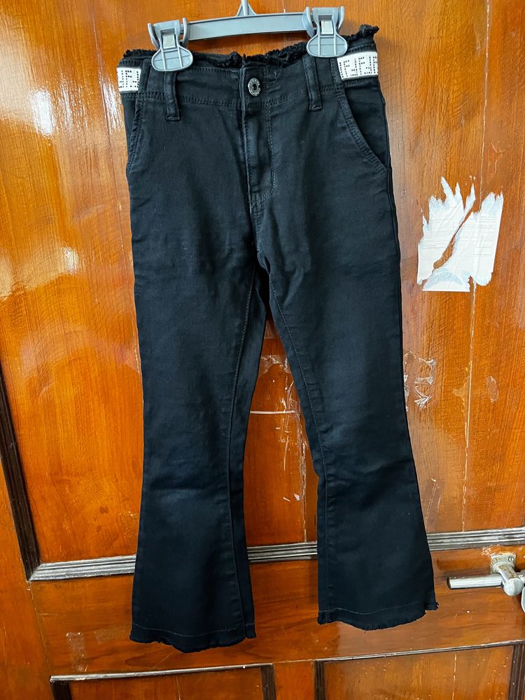 Bell Bottom Jeans For 7to8 Years Girl