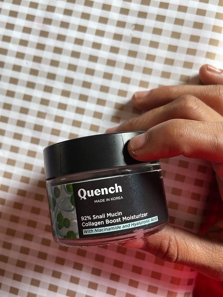 Quench Made In Korea 92% Snail Micin Moisturiser