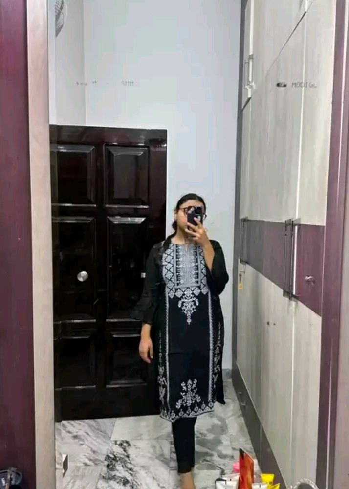 Black Kurta Set