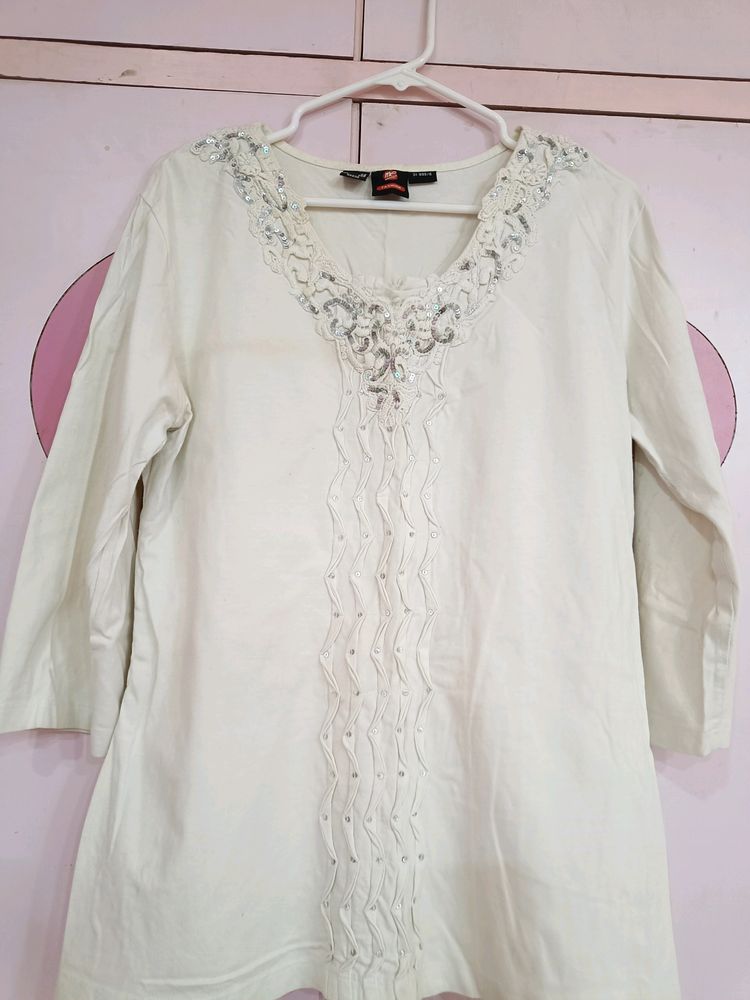 White Design Top