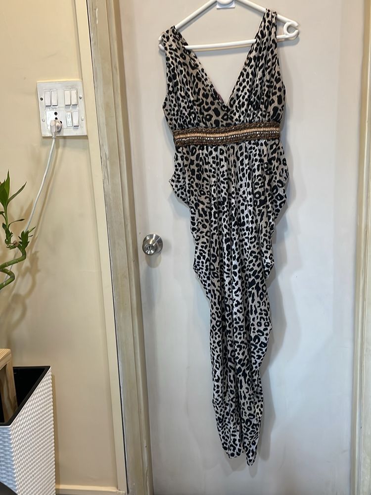 Leopard Print Jumpsuit