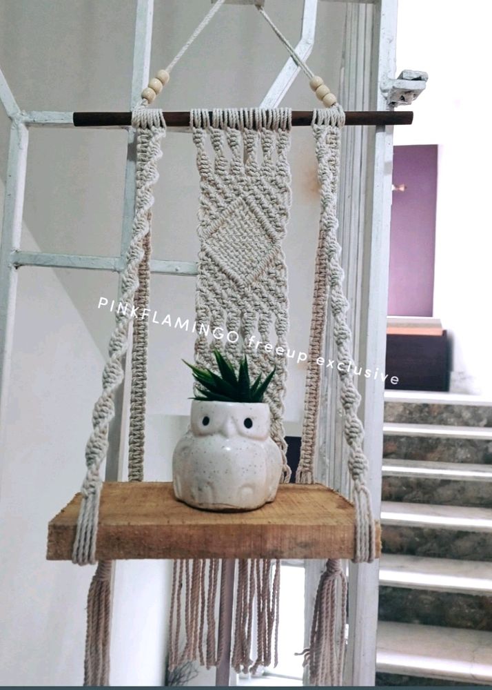 Macrame Hanging Shelf