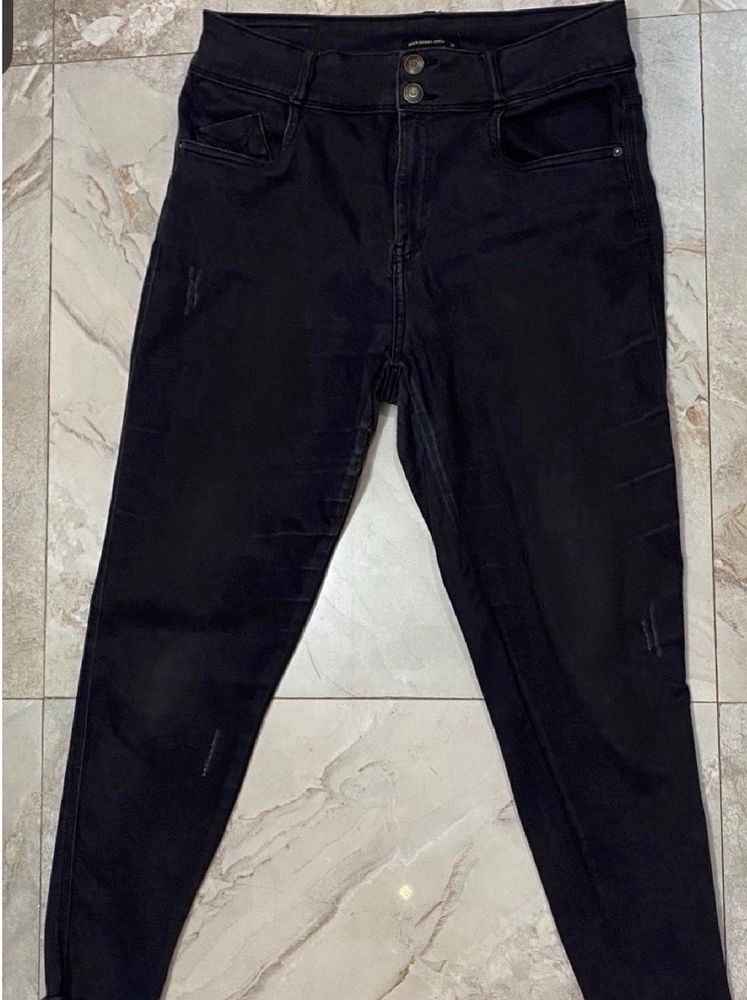 Black High Waist Jeans