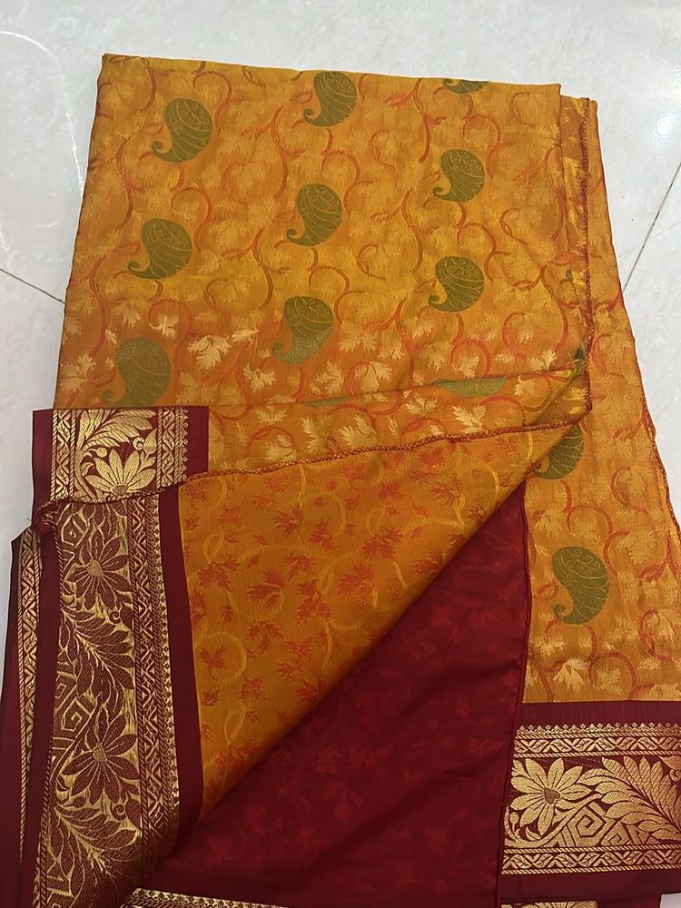 Gold Saree