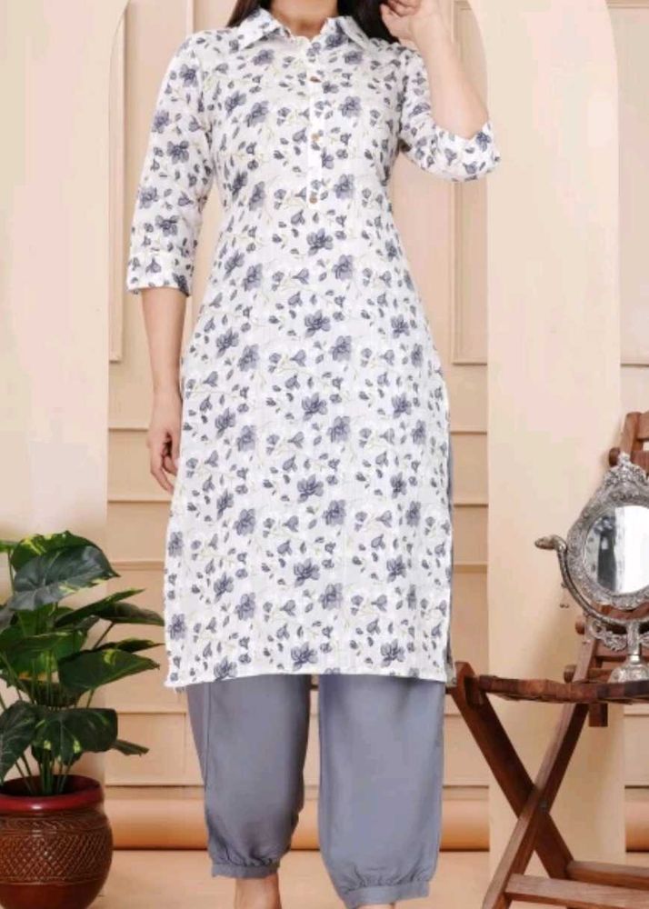 Pure Cotton Kurta Set