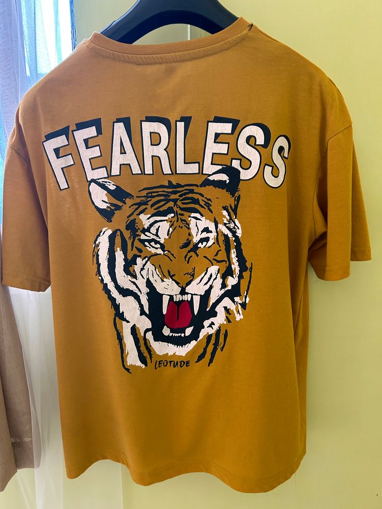 Leotude Fearless Premium Oversized Tshirt