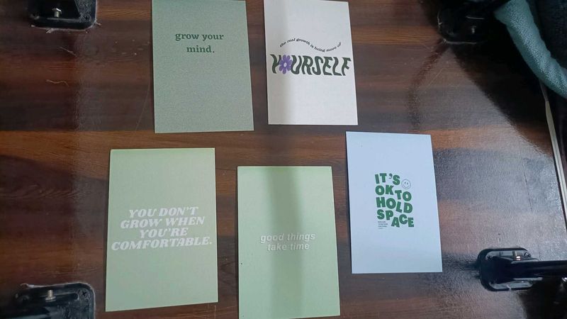 Aesthetic Motivational Quotes Poster Cards