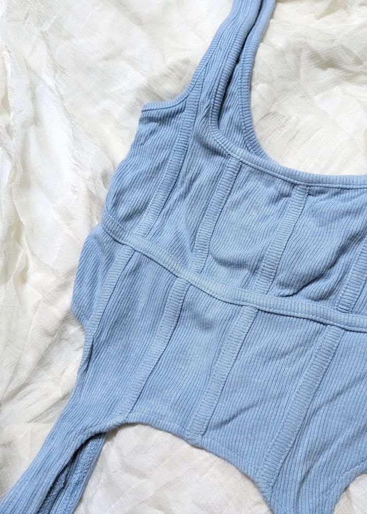 Blue Corset Top 🫧🦋✨