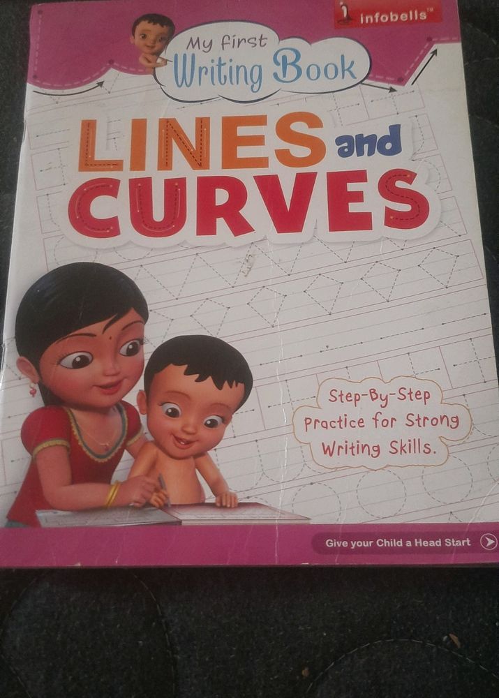 Writing Practice Book -alphabets ,lines