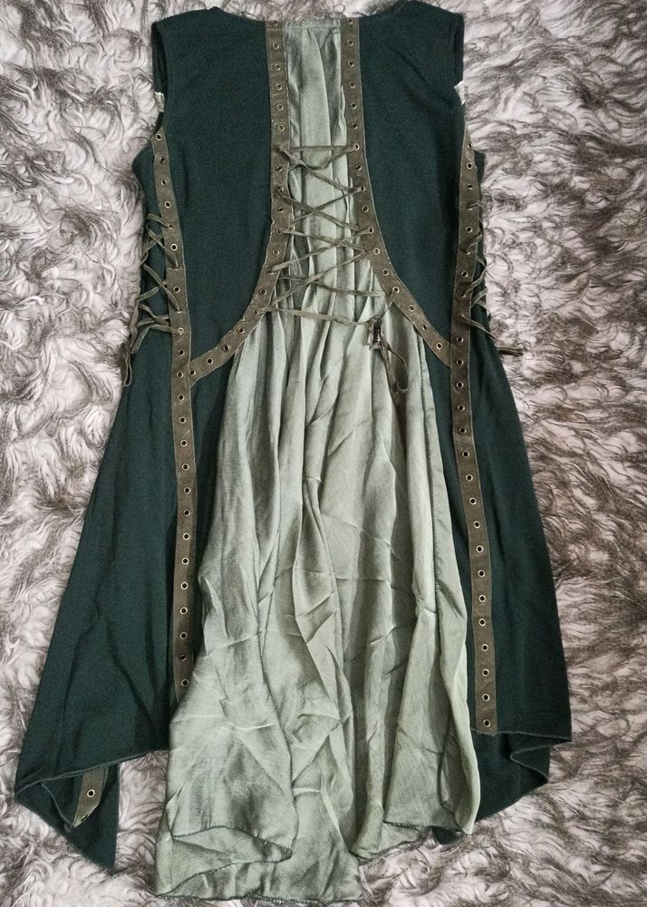 Pirate Coded Green Dress