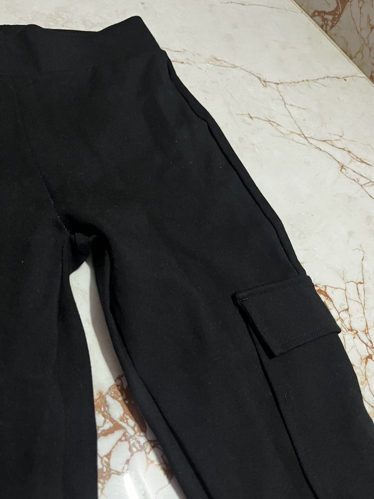 Black Trousers With Side Pocket