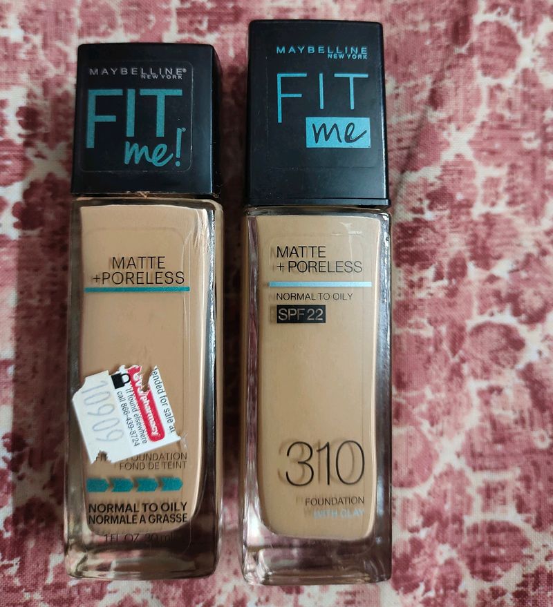 Set Of Maybelline Foundations + 🆓 🎁