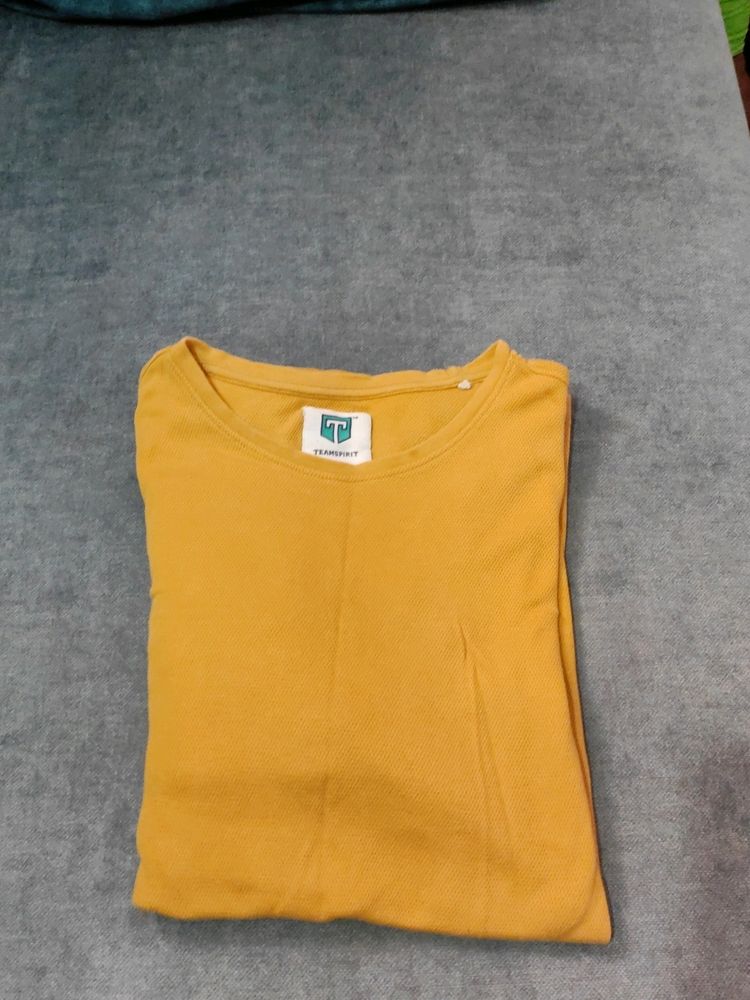 Tshirt Full Sleeve Yellow