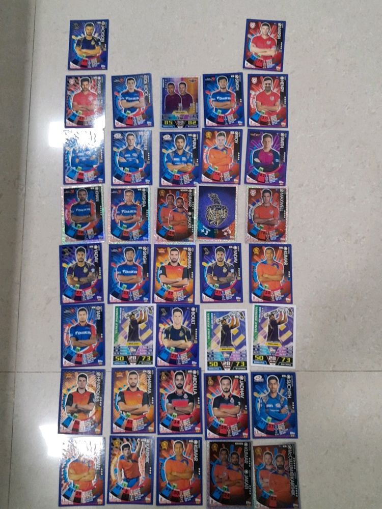 38 Cricket Attax Cards