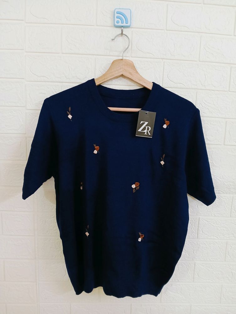 NAVY BLUE WARM HALF SLEEVES