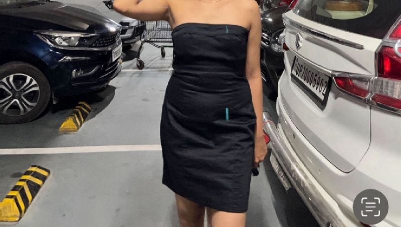 New H&m Black Bodycon Tube Dress