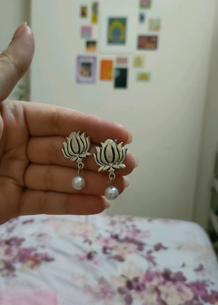 Beautiful Lotus Earrings