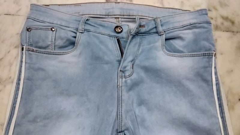 Jeans. Light Blue Colour ( Same As 1st Picture)