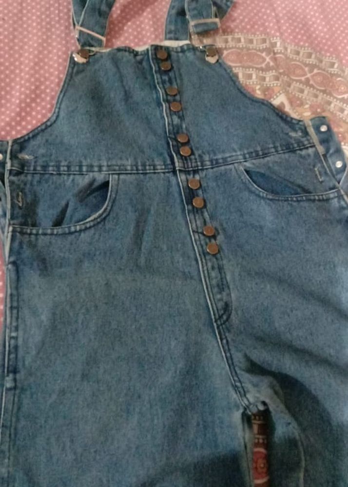 New Condition Denim Dungarees