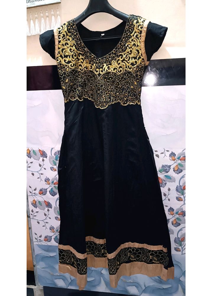 Full Cotton Anarkali Dress For Womens