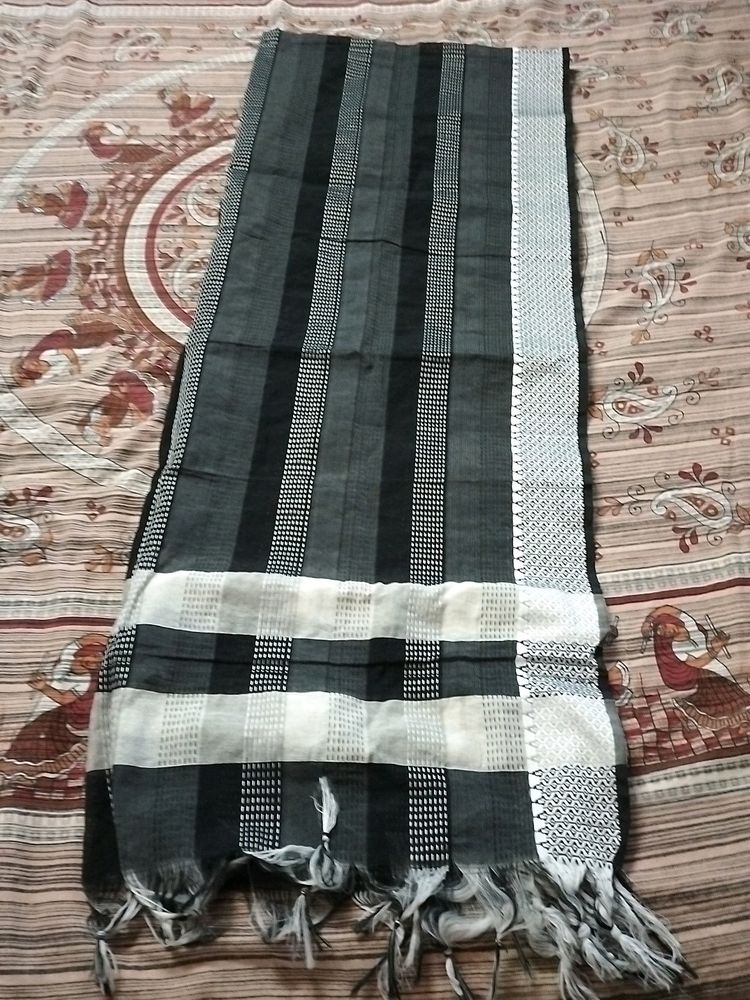 Black And White Beautiful Dupatta