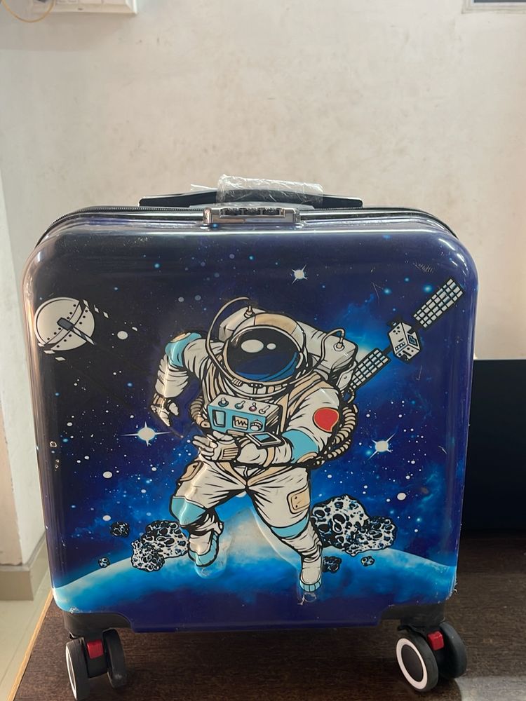 Space Printed Trolly Bag