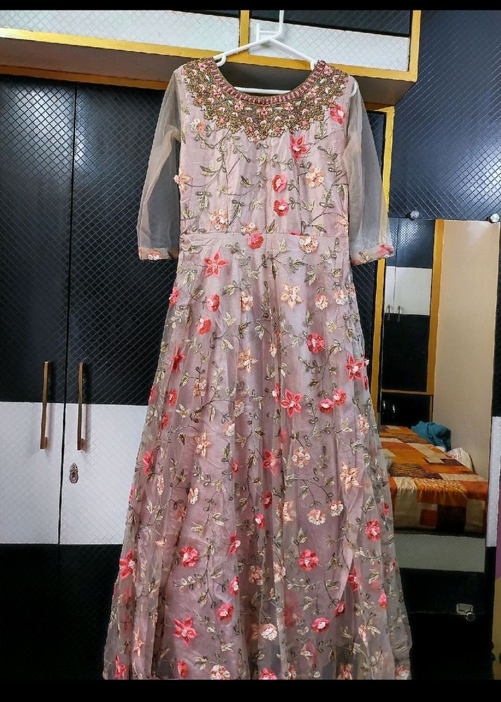 Ethnic Floral Gown