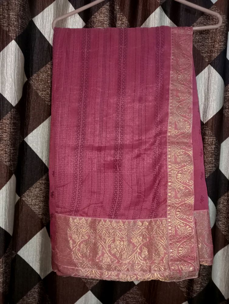 Pink Saree