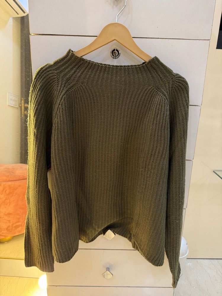 Olive Long Sweater