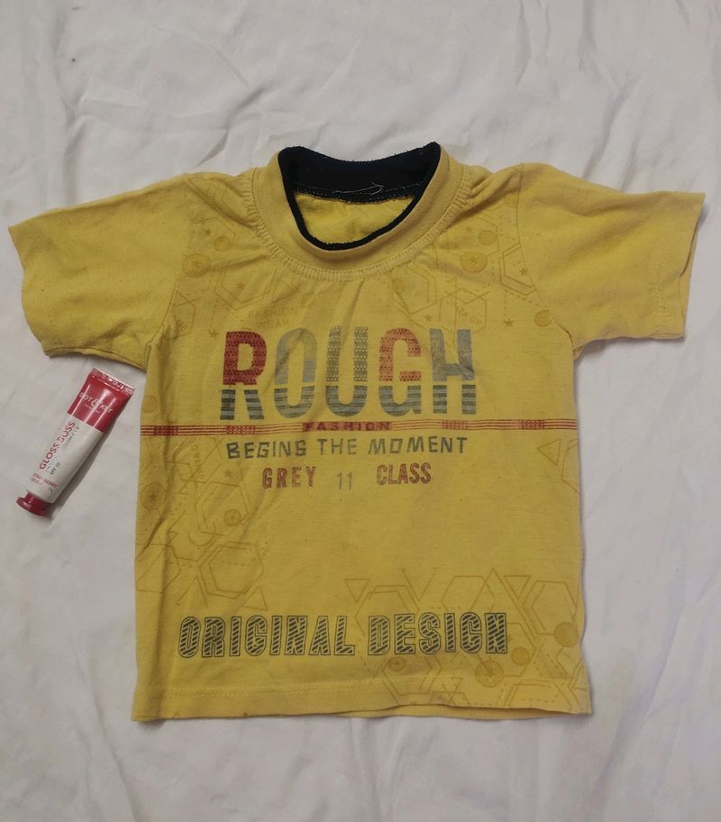 Toddlers Yellow Tshirt