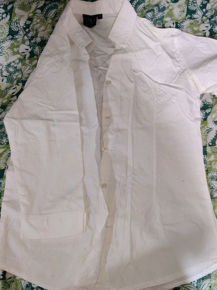 XL Pure Cotton White Shirt