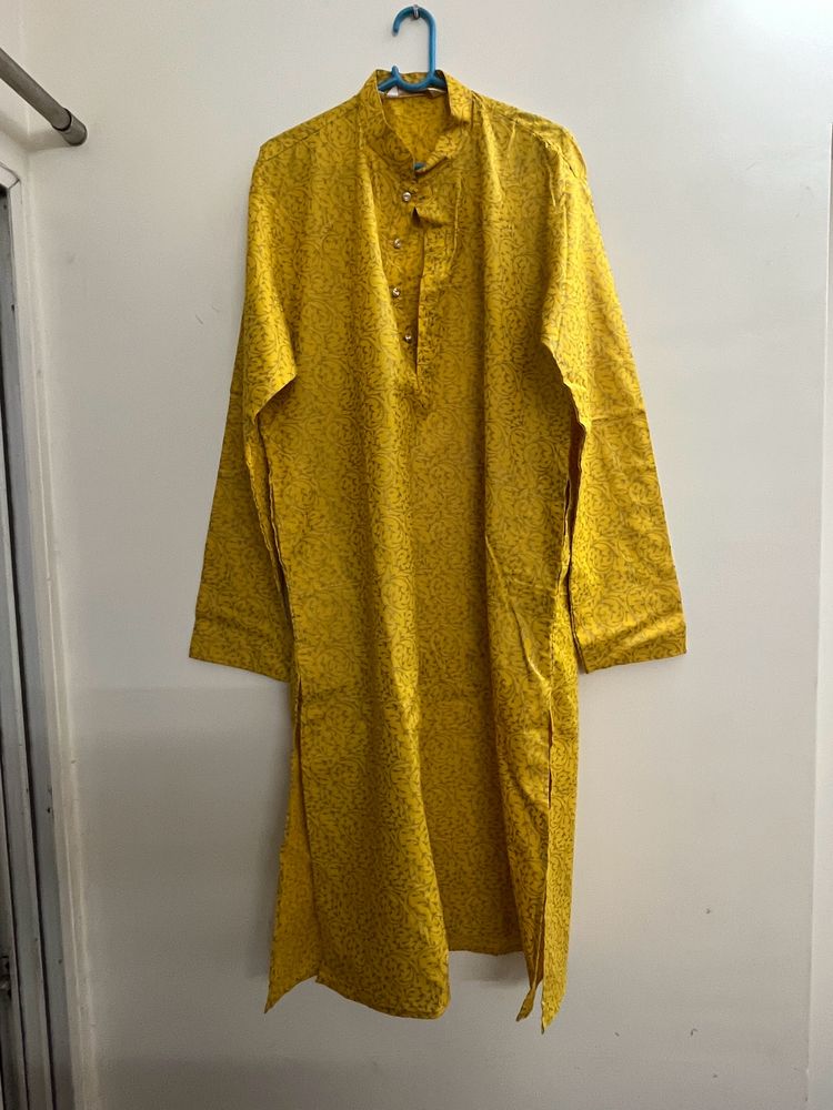 Yellow Men kurta