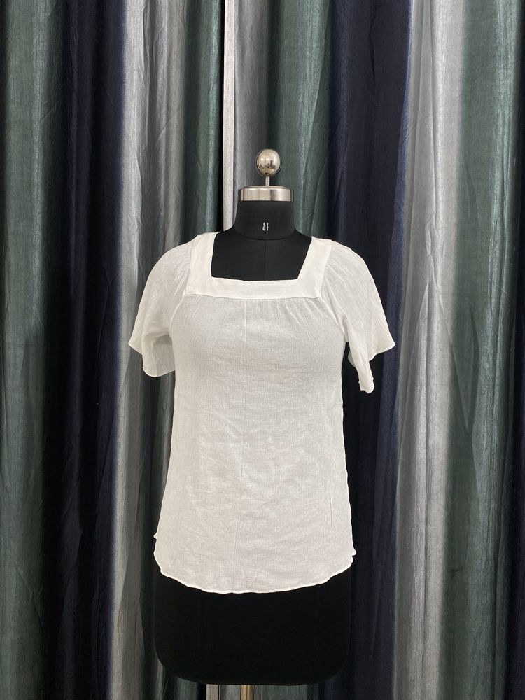 White Cotton Top