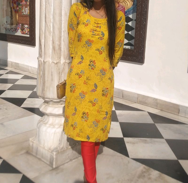 Yellow Kurti