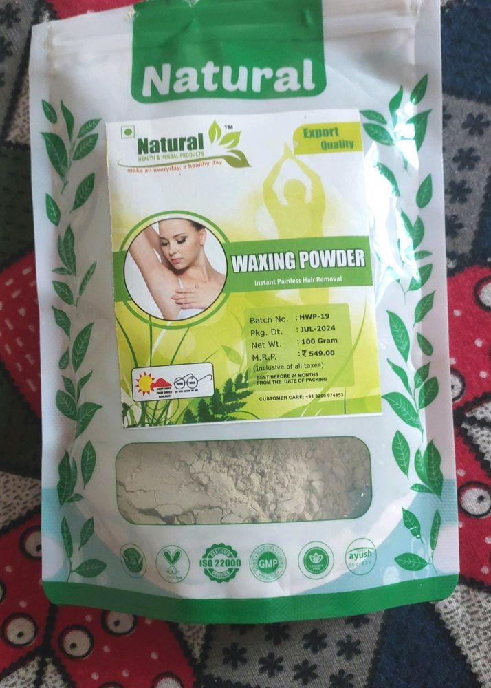 Hair Removal Powder. (Pain Less)