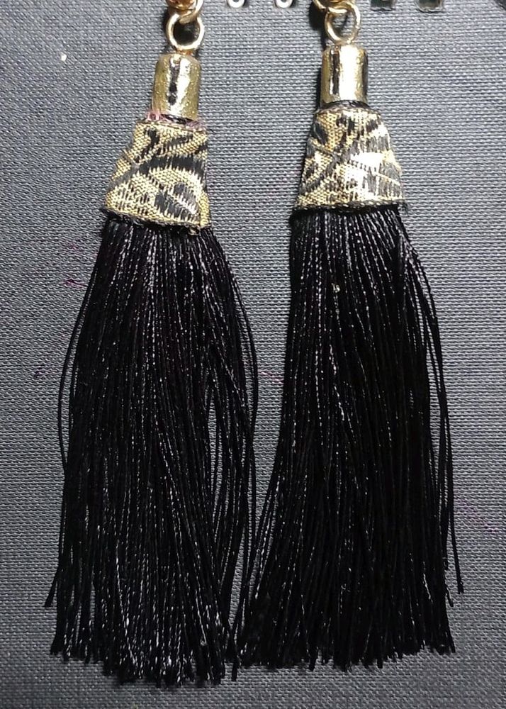 Handmade Black Earrings