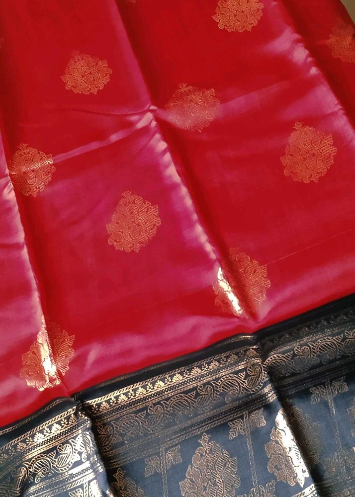 Mysore Silk Saree_foil Print