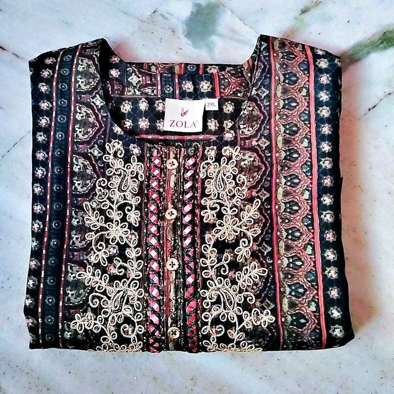 🐢With Lining Kurti🐢