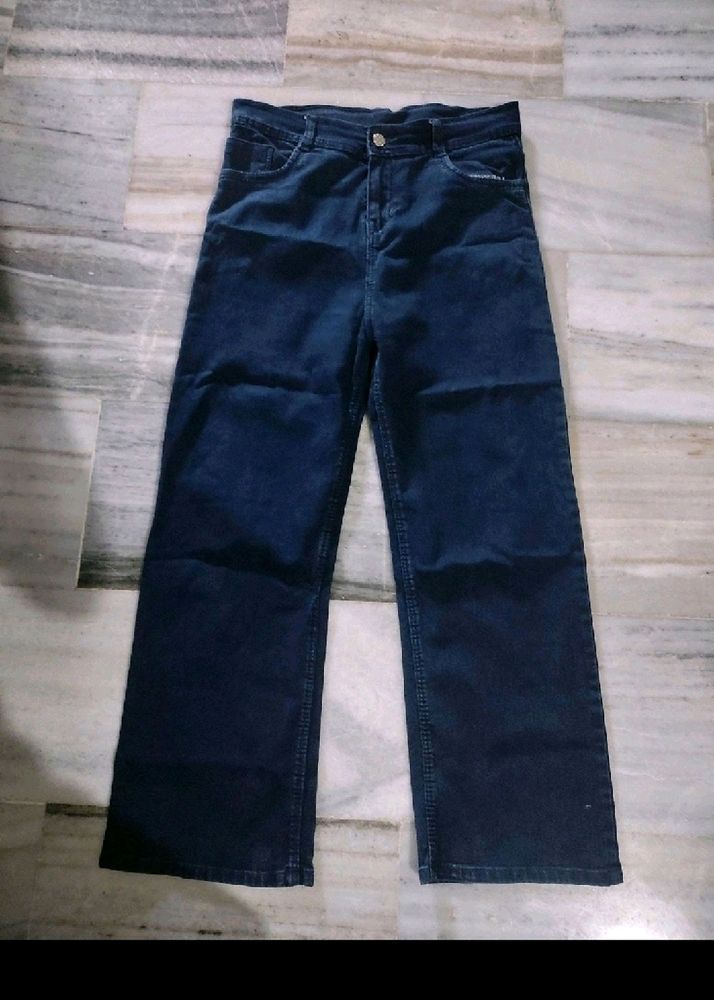 dark blue straight jeans for women girls