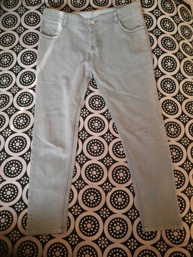 Grey Denim Jeans