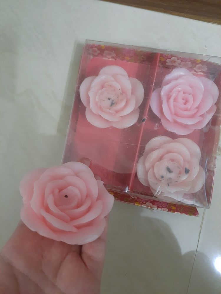 Decorative Floating Candle - Rose